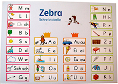 Zebra Schreibtabelle