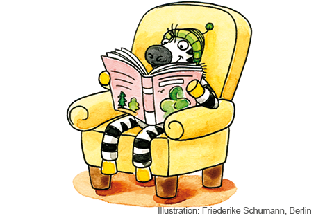 Ein Ferienbuch lesen und präsentieren