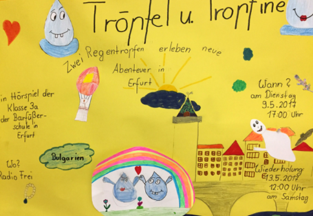 Tröpfel und Tropfine – Die Abenteuer zweier Regentropfen im Hörspiel