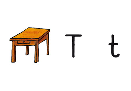 Der Buchstabe der Woche – T, t