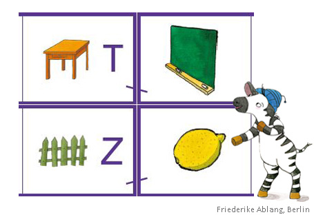 Anlautdomino Beispiel