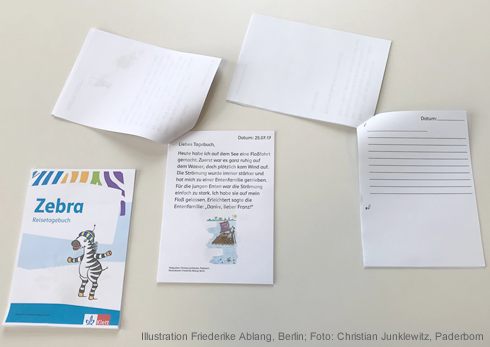 Zebrafanclub_differenzierte_Lesetexte_Reisetagebuch differenzierte lesetexte mit franz zebra reise