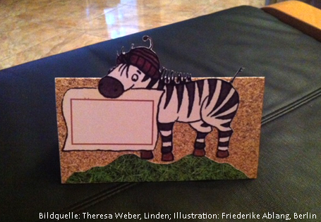 Franztastische Namensschilder für eure Zebraklasse!