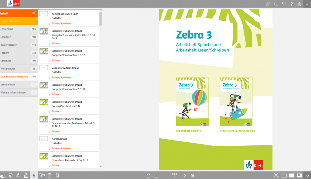 Zebrafanclub_Digitaler_Unterrichtsassistent_Klasse_3_Inhalt Digitalen Unterrichtsassistenten Zebra 3 Inhalt