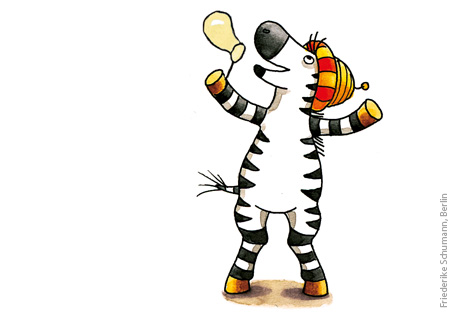 Zusätzliches Lesematerial: Eine Lesespurgeschichte zu Kapitel 1 des Zebra Lesebuches 1
