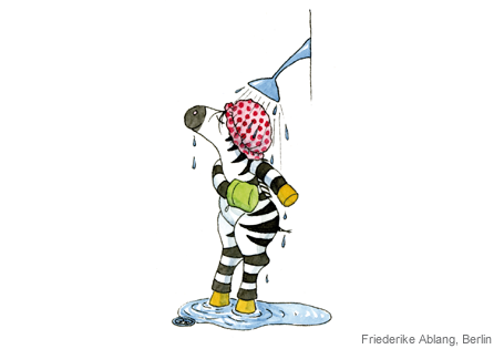 Warme Dusche mit Franz Zebra Sozialkompetenz stärken