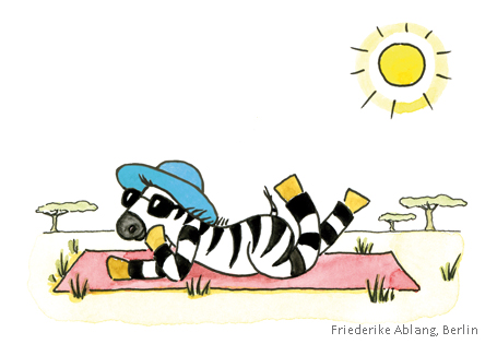 Zebra_Ferien_Urlaub_Sommer_S569270680_S09_01_Za Ferien Sommer Urlaub Zebra