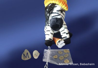 Buchstabeneinführung mit dem Zebra DaZ Heft A