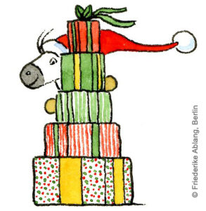 Winter Weihnachten Ideen mit Franz Zebra