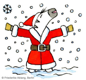 Winter Weihnachten Ideen mit Franz Zebra