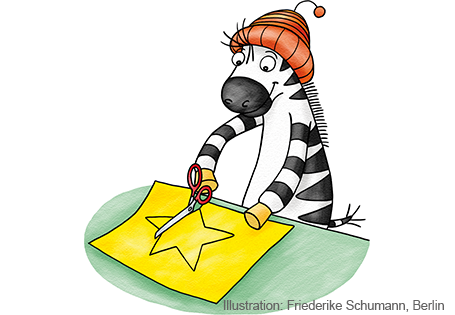 Winter und Weihnachten Ideen mit Franz Zebra