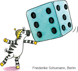 Sprachspielereien mit Fresch-Strategien Würfeldiktat
