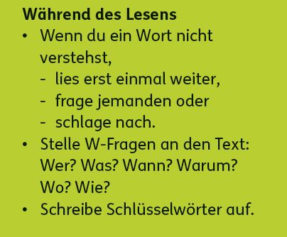 Zebra Lesebuch 3 Lesestreifen während des Lesens