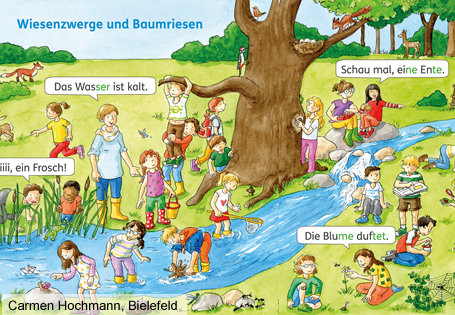 Zusätzliches Lesematerial: Eine Lesespurgeschichte zu Kapitel 4 des Zebra Lesebuches 1
