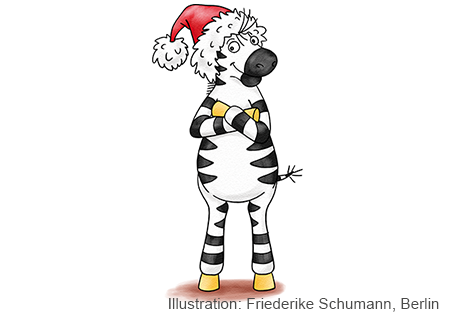 Die große Adventsgeschichte in vier Teilen mit Zebra Franz