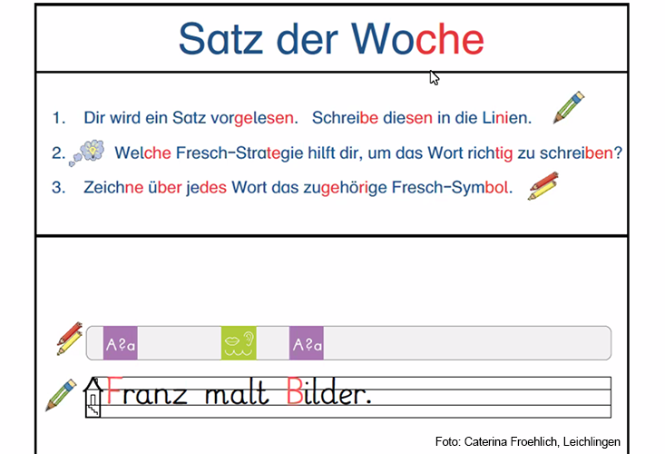 Satz der Woche im Distanzunterricht, Videokonferenz
