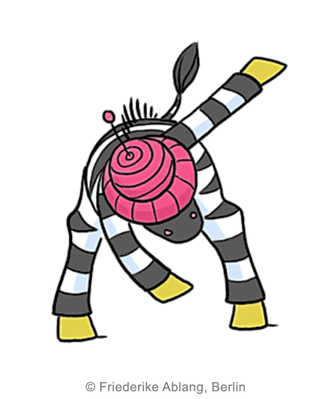 Bewegtes Lernen mit Zebra - Spassaufgaben
