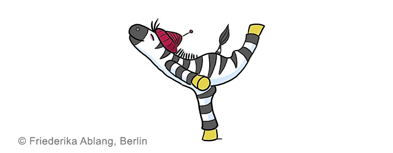 Bewegtes Lernen mit Zebra Spaß mit Freschstrategien