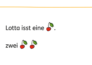 Fresch-Kartei zum Grundwortschatz, Rückseite mit Bildern