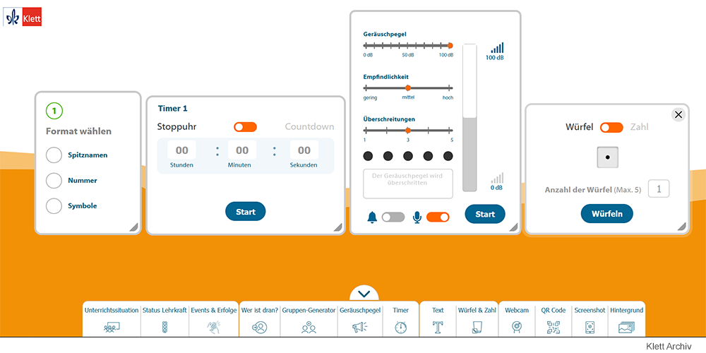Ordnung im Klassenraum mit den Digitalen Tools von Klett