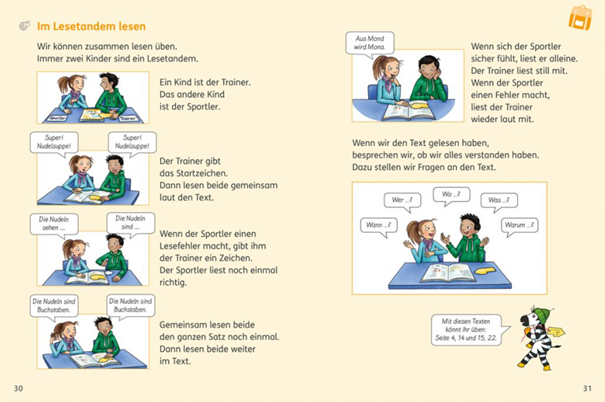 Mit dem Lesetandem die Leseflüssigkeit trainieren