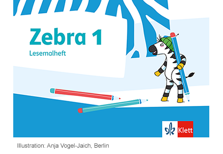 Lesen üben mit dem Zebra 1 Lesemalheft