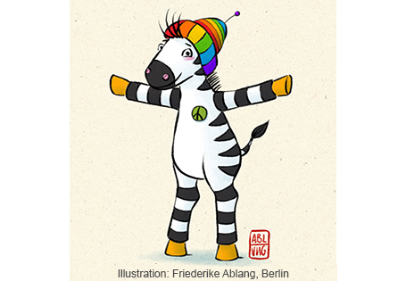 Zebra Franz setzt ein Zeichen!