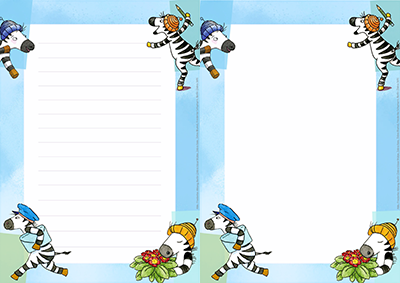 Zebra Schultüte 2024 Vorschau Briefpapier
