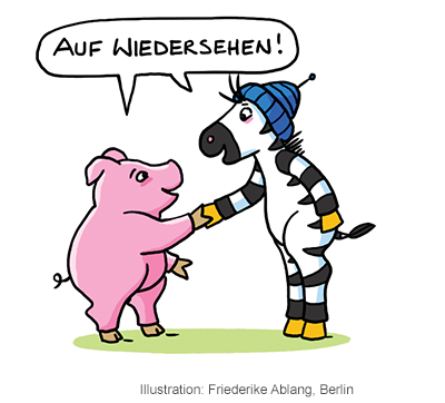 Verabschiedung in der Elternsprechstunde