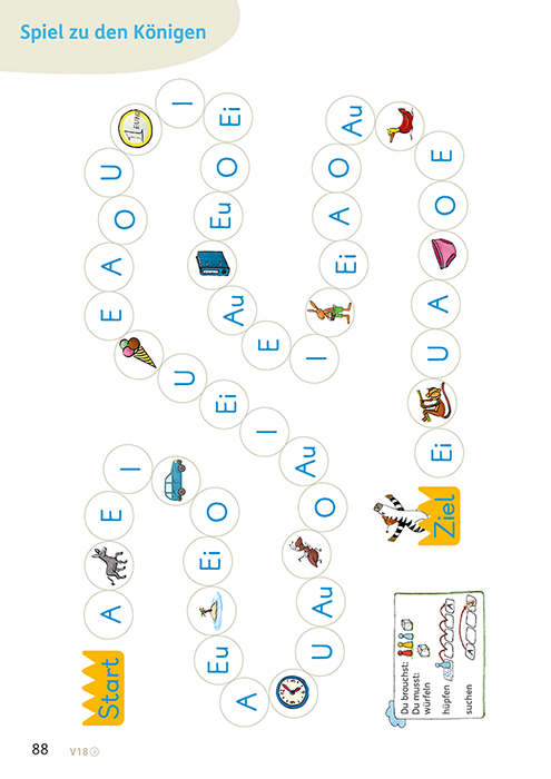 Zebra Deutsch als Zweitsprache Arbeitsheft Alphabetisierung Königsspiel