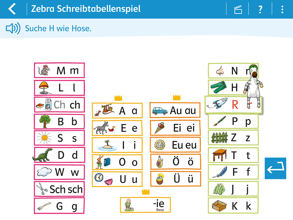 Screenshot_20241114-131434_Zebra Schreibtabelle Das beliebte Suchspiel auf der App Die Zebra Schreibtabelle