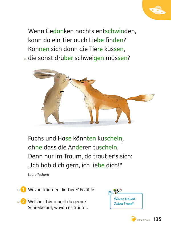 Zebra Lesebuch Klasse 2 – Seite 135