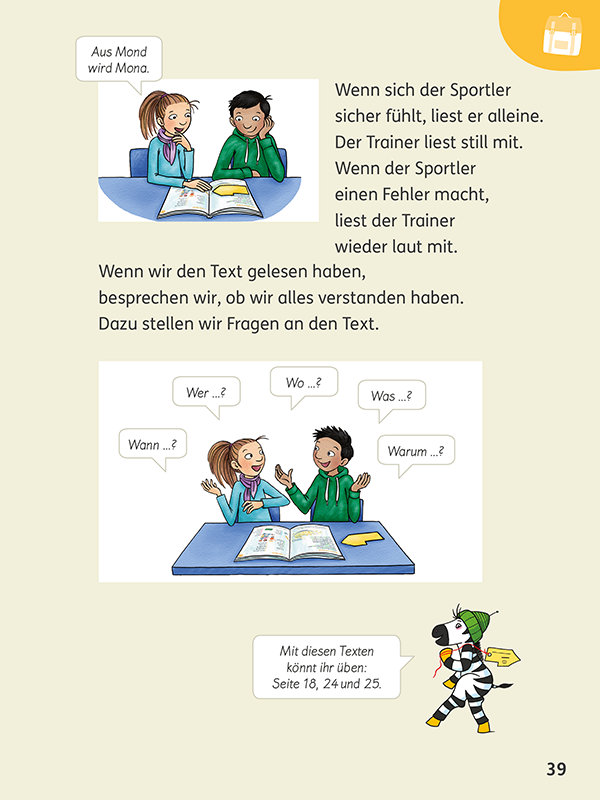 Zebra Lesebuch Klasse 2 – Seite 39