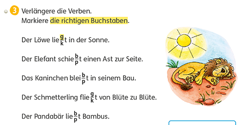Rechtschreibstrategie Verlängern Arbeitsheft Sprache 2, Seite 63