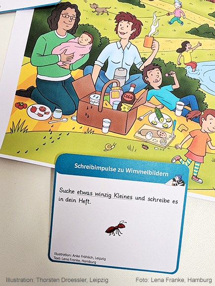 Zebras Wimmelbild Im Park Schreibimpulse