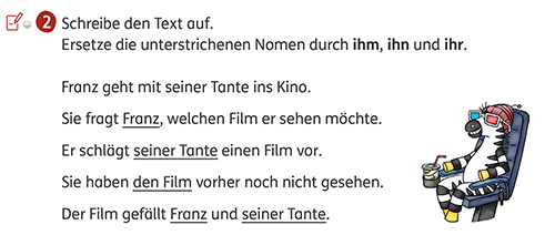 Zebrafanclub_Aufgabe_Merkwoerter_AHSprache2_2024_S116 Zebra Arbeitsheft Sprache 2 Aufgabe 2 Merkwörter Seite 116