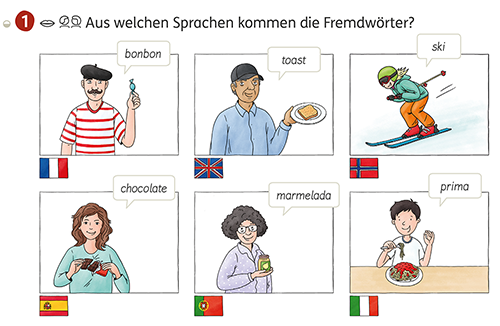 Zebrafanclub_Aufgabe_Merkwoerter_AHSprache2_2024_S117 Zebra Arbeitsheft Sprache 2 Aufgabe 1 Merkwörter Seite 117