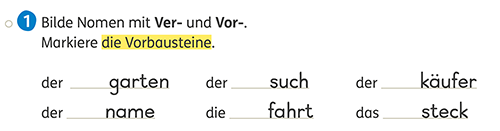 Zebrafanclub_Aufgabe_Merkwoerter_AHSprache2_2024_S81 Zebra Arbeitsheft Sprache 2 Aufgabe 1 Merkwörter Seite 81