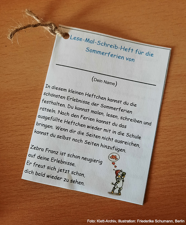 Schreib-Mal-Lese-Heftchen_fertig So sieht das fertige Zebra Schreib-Mal-Leseheft für die Sommerferien aus.