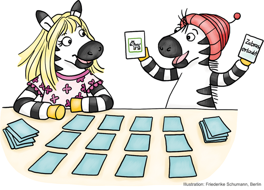 S645270970_S71_02_Zebra Mit den Zebra Lesekärtchen wird das Lesen üben zum Spiel