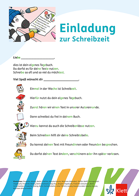 Zebrafanclub_Einladung_Schreibzeit Zebras Einladung zur kreativen Schreibzeit für die Klassen 1-4