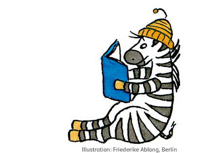 Niveaudifferenzierte Lesespiele mit Zebra Franz machen Spaß und trainieren die Lesekompetenz.