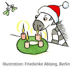 Franz und Vanessa wünschen euch eine schöne Vorweihnachtszeit!