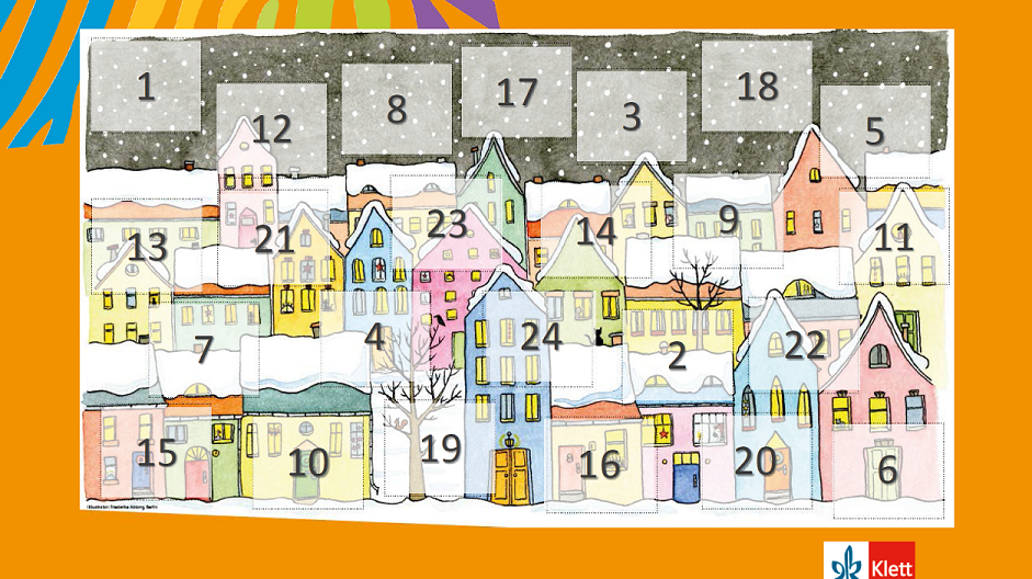 Der Zebra Adventskalender zum Thema Achtsamkeit