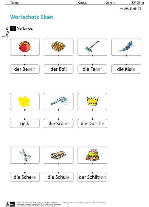 Zebra Digitaler Unterrichtsassistent Kopiervorlage Alphabetisierung KV054