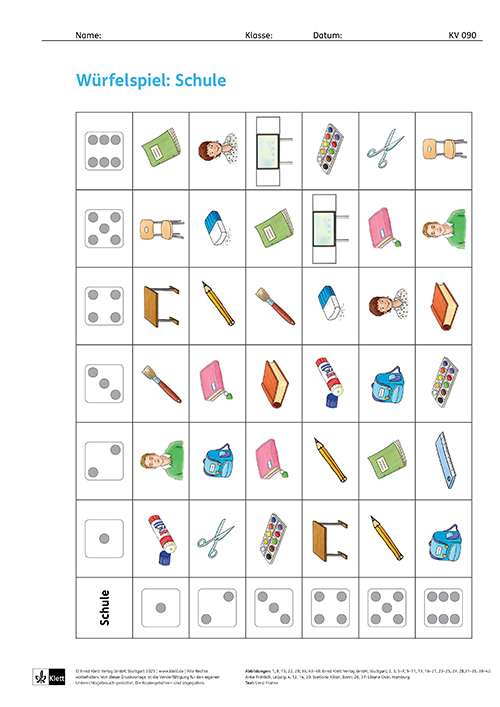 Zebra Digitaler Unterrichtsassistent Kopiervorlage Wortschatz KV090