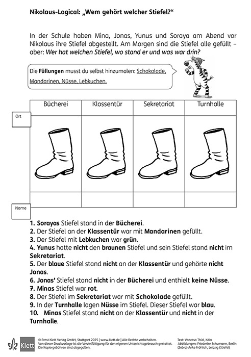 Nikolaus Logical mit Lösung