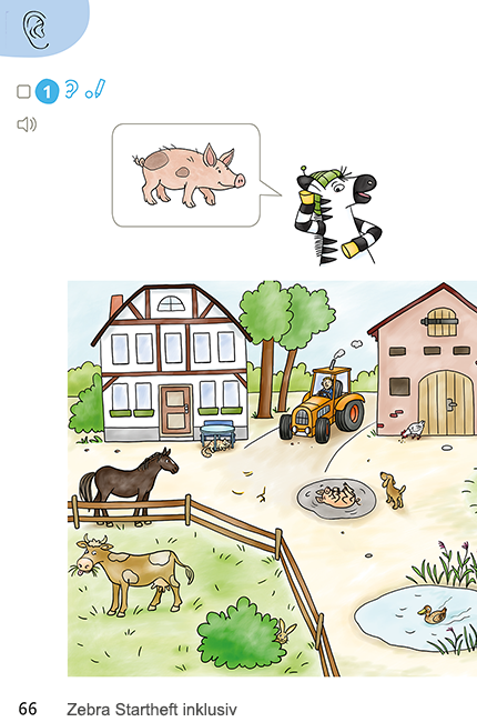 Zebra Startheft inklusiv, Seite 66