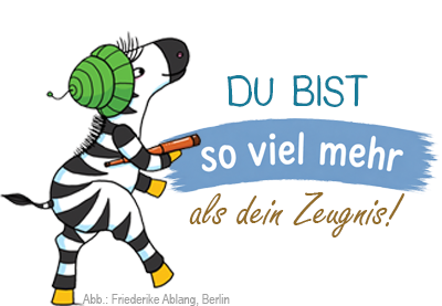 Das Zebra-Schatzkisten-Zeugnis zum Schuljahresende
