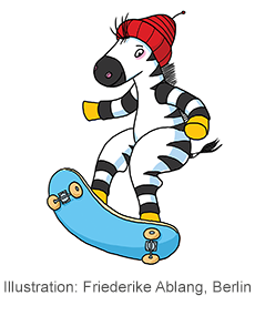 S569270987_Skateboard_1 Zebra Franz fährt Skateboard